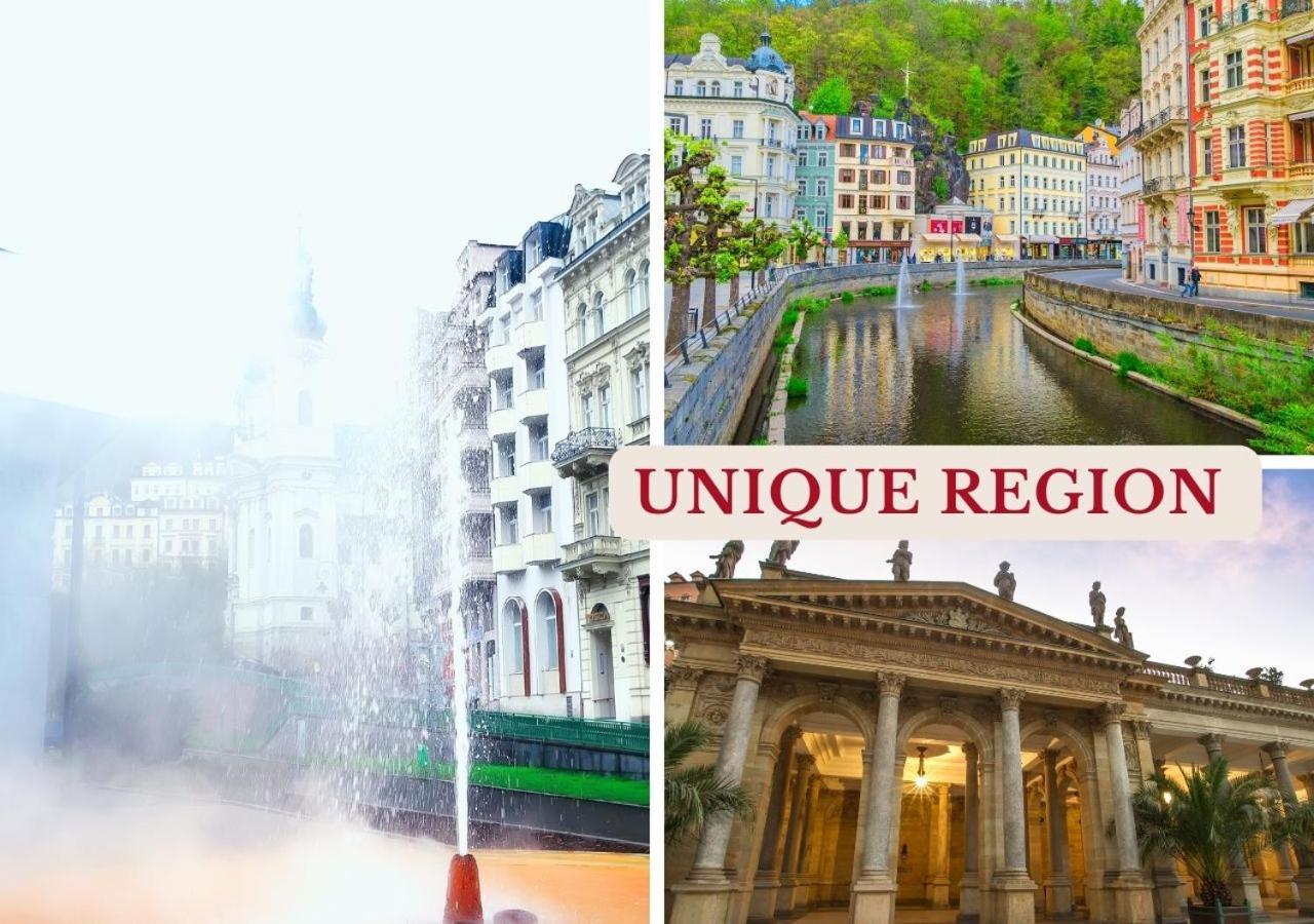 Hotel Dvůr Stráň Karlovy Vary Esterno foto